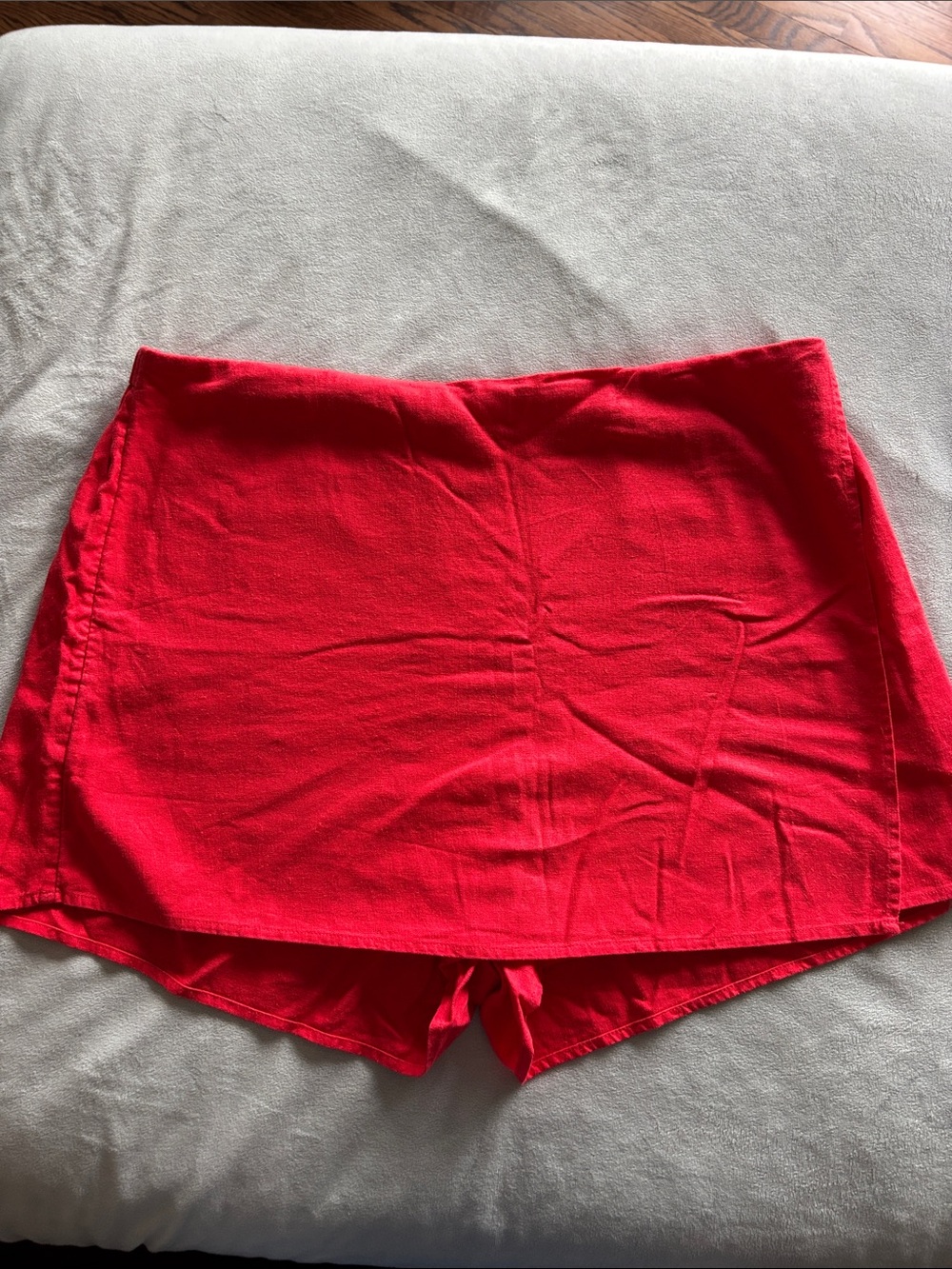 Old Navy Red High-Waist Skort